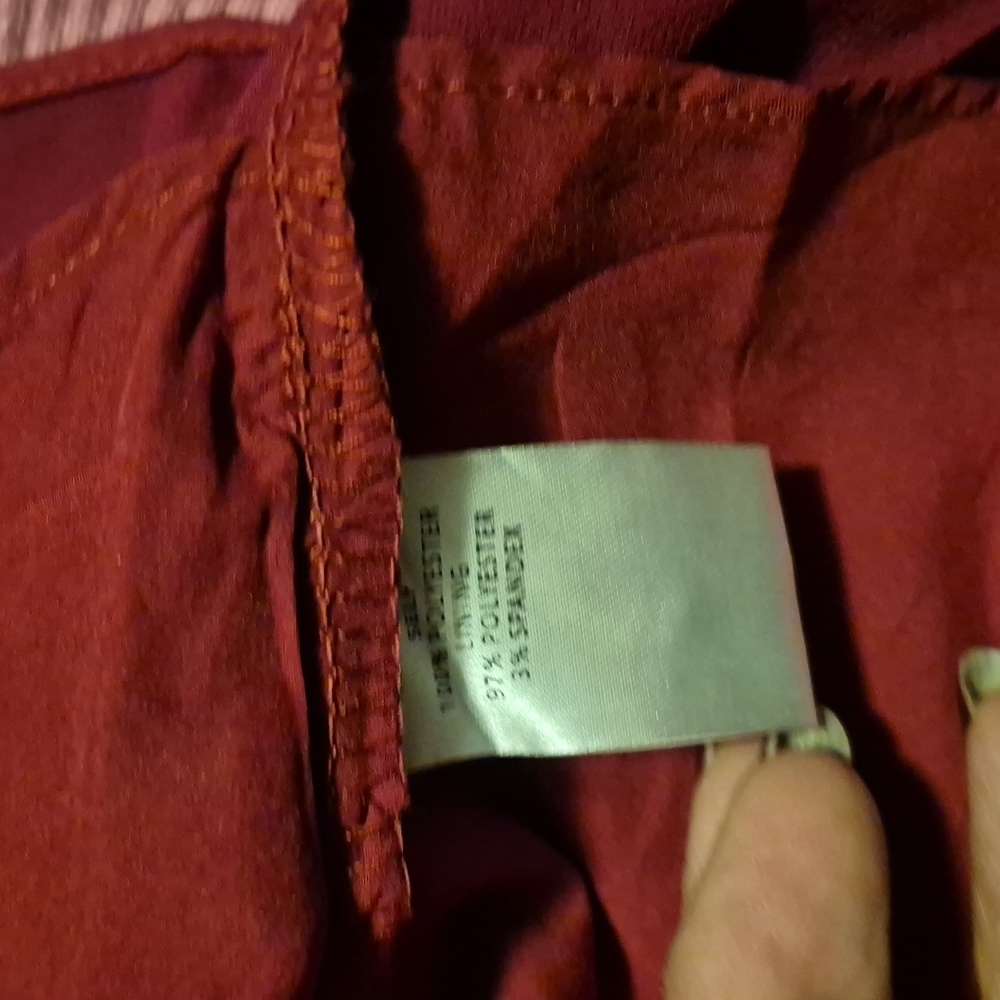 VICI Emerie Satin Asymmetrical Burgundy Dress SZ.S NWT - Picture 11 of 11